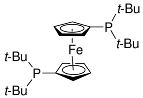 1,1`-Bis(di-tert-butylphosphino)ferrocene Chemical Structure